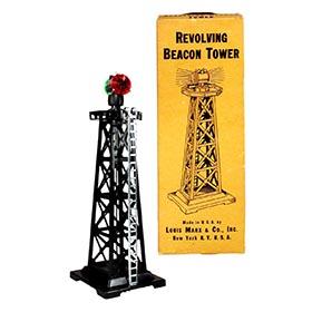 c.1952 Marx, Revolving Beacon Tower in Original Box