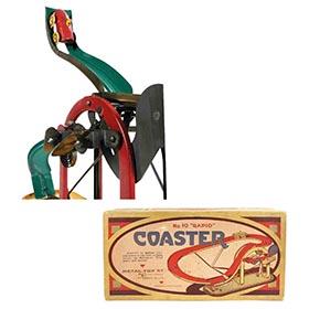c.1925 Metal Toy Co., No.10 Rapid Coaster in Original Box