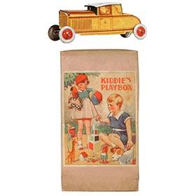 c.1933 Meier, Tin Penny Chauffeured Coupe in Original Box