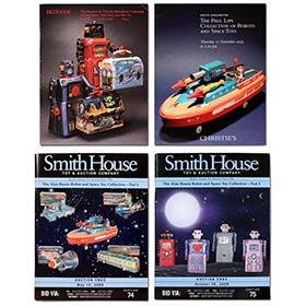 4 Original Important Robot & Space Toy Auction Catalogs
