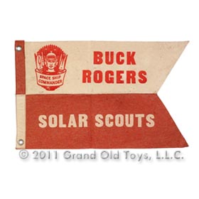 1936 Buck Rogers Solar Scout Premium Pennant