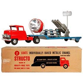 1959 Structo Mobile Anti-Missile Radar Truck in Original Box