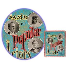 1893 Parker Bros. Game of Popular Actors in Original Box